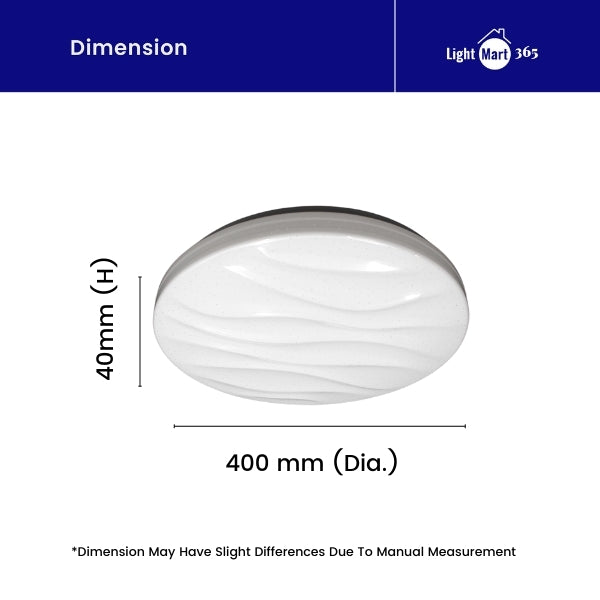 ERVIS | Round Ceiling Lamp 24W