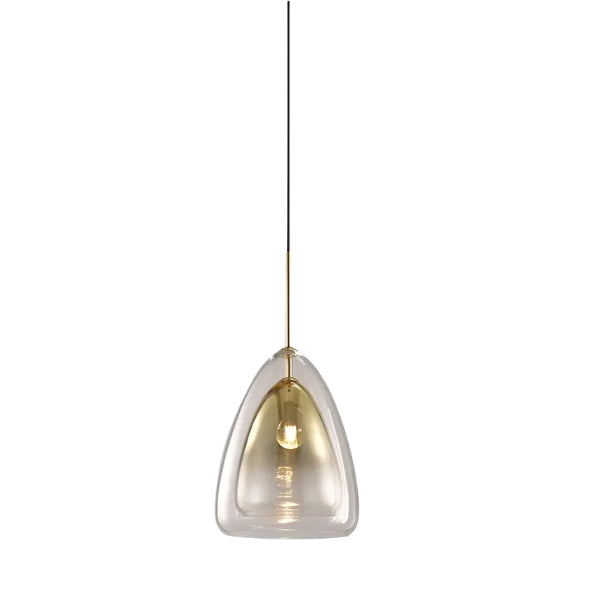 Royal | Gold Double Glass Pendant Lamp