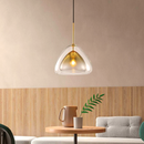Royal | Gold Double Glass Pendant Lamp