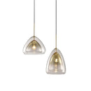 Royal | Gold Double Glass Pendant Lamp
