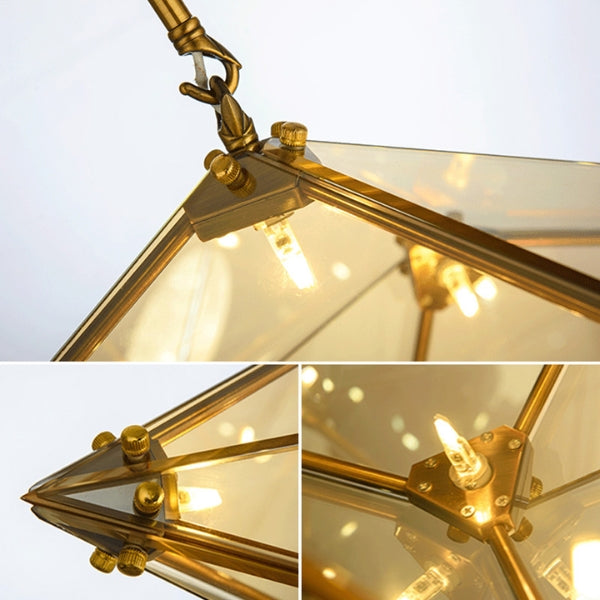 Diamond | Post-modern Led Glass Pendant Light