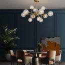 KRYSTAL | Glass Crystal Ball Lamphshade Chandelier