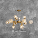 KRYSTAL | Glass Crystal Ball Lamphshade Chandelier