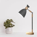 Wooden Study Table Lamp E27