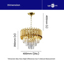 SHERIDAN | Crystal Layered Chandelier