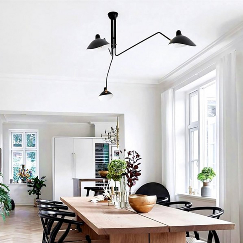 Mouille discount ceiling lamp