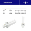 OSRAM | 2-Pin Compact Fluorescent Lamp PL-C 10W 13W