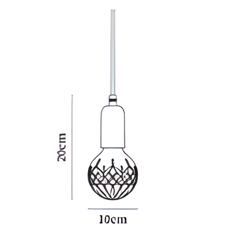 Permata | Lampu Loket LED Mentol Kristal