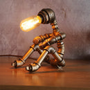 DREAM | Loft Retro Steampunk Table Lamp (Sitting Man)