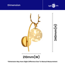 NORDISCH | Antlers Babybreath Wall Lamp