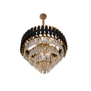 SHERIDAN | Crystal Layered Chandelier