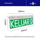 KELUAR SIGN | TR-218C Emergency Exit Light