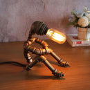DREAM | Loft Retro Steampunk Table Lamp (Sitting Man)