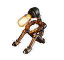 DREAM | Loft Retro Steampunk Table Lamp (Sitting Man)