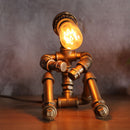 DREAM | Loft Retro Steampunk Table Lamp (Sitting Man)