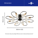 LUCIEL | Flower Style Ceiling Lamp