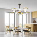 LUNERIA | Flat Galaxy Golden Chandelier