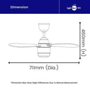 DREAM | 3 Blades Mini Ceiling Fan