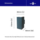 SABLE | Rectangle Dual Head Wall Light