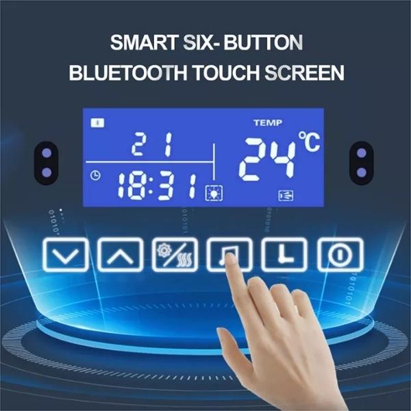 PINTAR | Lampu Cermin Bilik Mandi Penderia Bluetooth