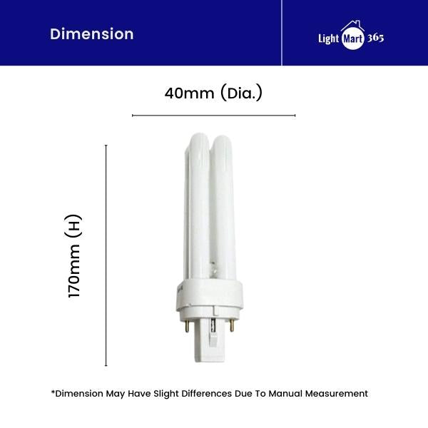 GE 26W 2-Pin Double-U Compact Fluorescent Light