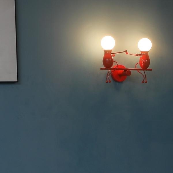 DREAM | Two Light Bulb Man Wall Lamp