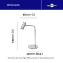 VIRRMO | Metal Silver Desk Lamp