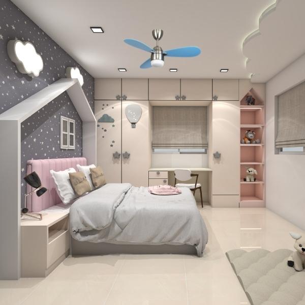 DREAM | Wiwi 3 Blades Kids Room Ceiling Light Fan