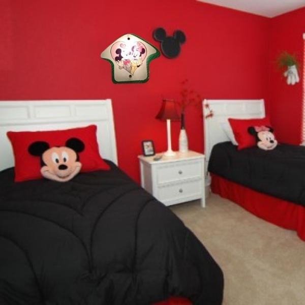 IMPIAN | Lampu Dinding Pasangan Mickey Minnie