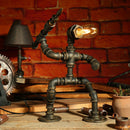 DREAM | Loft Retro Steampunk Table Lamp (Rocket Man)