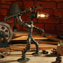 DREAM | Loft Retro Steampunk Table Lamp (Rocket Man)