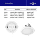 IWACHI | Round Recessed Ceiling Panel Downlight